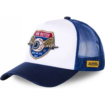 Καπέλο τράκερ λευκό και μπλε HIG1 της Von Dutch
