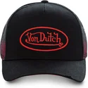 shapka-izvita-traker-cherna-snapbek-neo-red-ot-von-dutch
