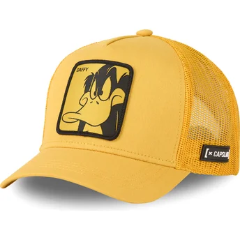 Gelbe Trucker-Kappe Daffy Duck LOO DUF1 Looney Tunes von Capslab