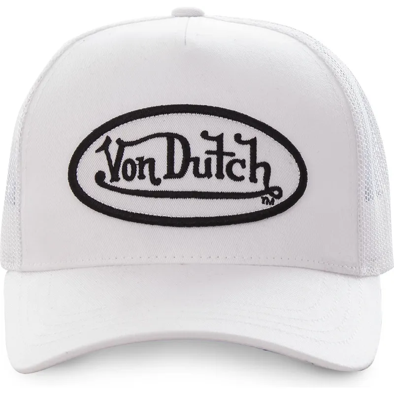 hvid-trucker-kasket-col-whi-fra-von-dutch