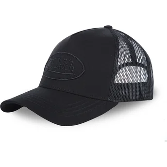 Шапка извита тракер черна снапбек LOFB04 от Von Dutch