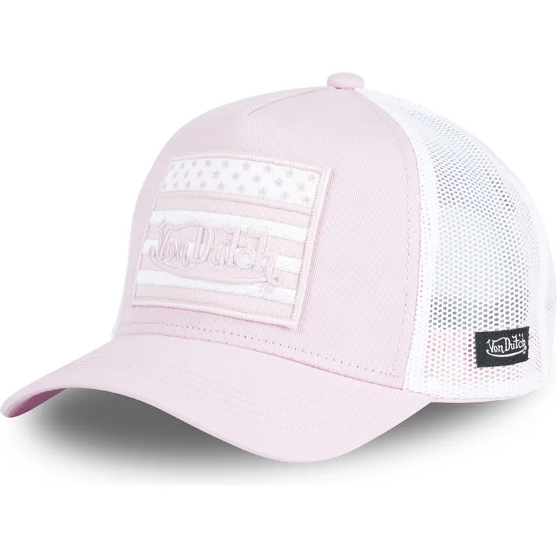trucker-cap-rosa-flag-pp-von-von-dutch