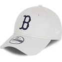 gorra-curva-blanca-ajustable-9forty-league-essential-de-boston-red-sox-mlb-de-new-era