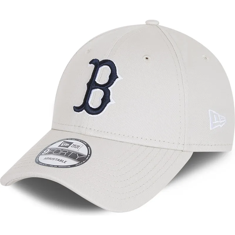 gorra-curva-blanca-ajustable-9forty-league-essential-de-boston-red-sox-mlb-de-new-era