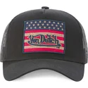 casquette-trucker-noire-flag-nr-von-dutch