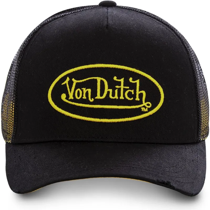 sort-truckerkasket-med-gult-neo-yel-logo-fra-von-dutch
