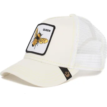 Бяла шапка trucker с пчела Queen Bee от Goorin Bros.