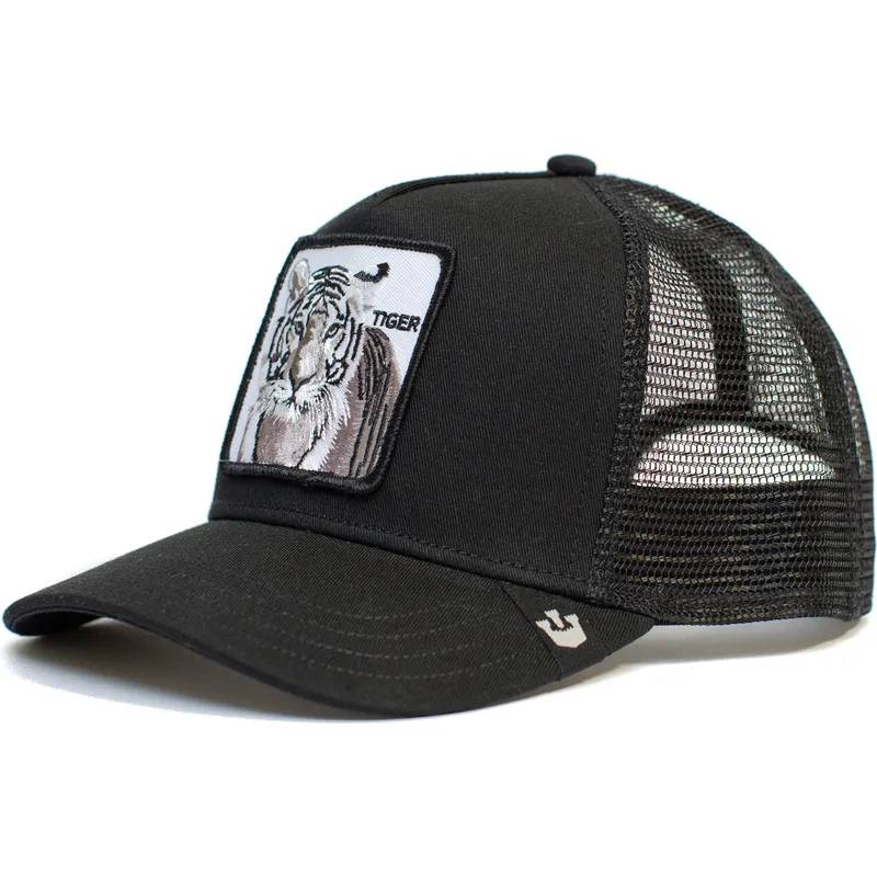 schwarze-trucker-kappe-tiger-silver-tiger-von-goorin-bros