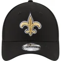shapka-izvita-cherna-reguliruem-9forty-the-league-na-new-orleans-saints-nfl-ot-new-era