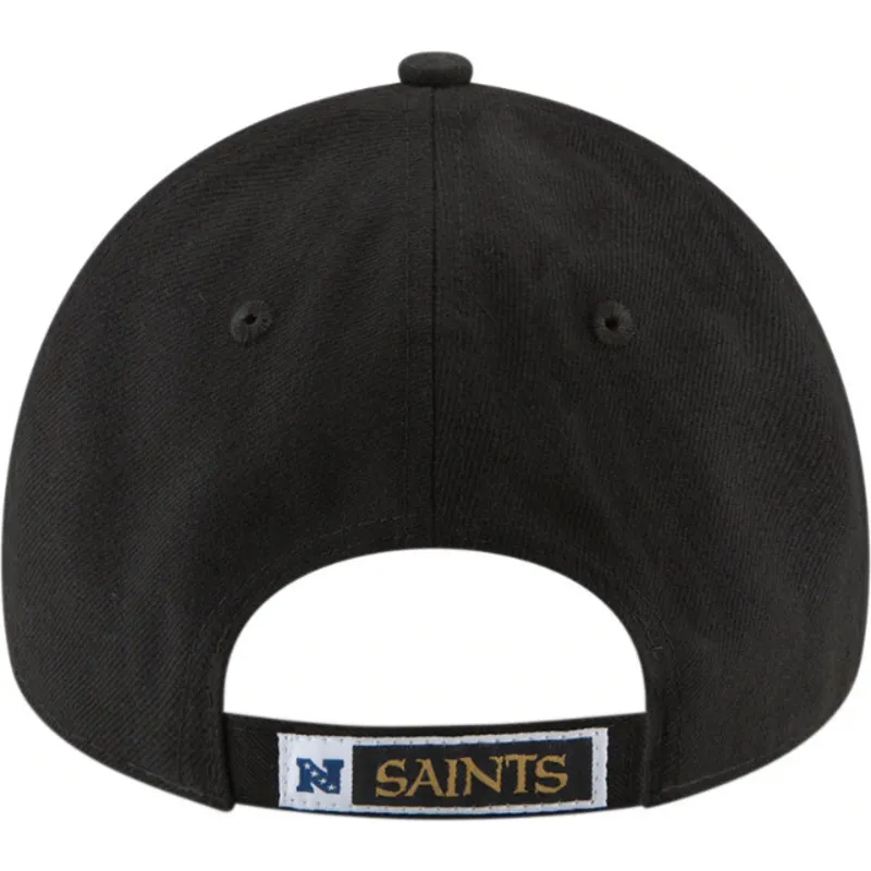 schwarze-verstellbare-gebogene-kappe-9forty-the-league-der-new-orleans-saints-nfl-von-new-era