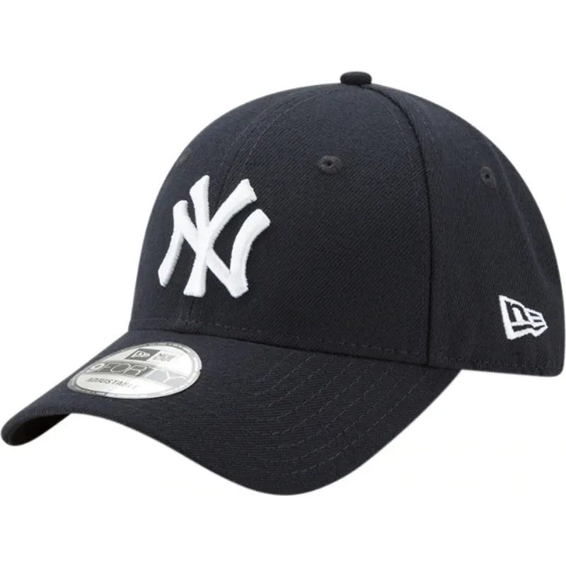 marineblaue-verstellbare-curved-cap-9forty-the-league-der-new-york-yankees-mlb-von-new-era
