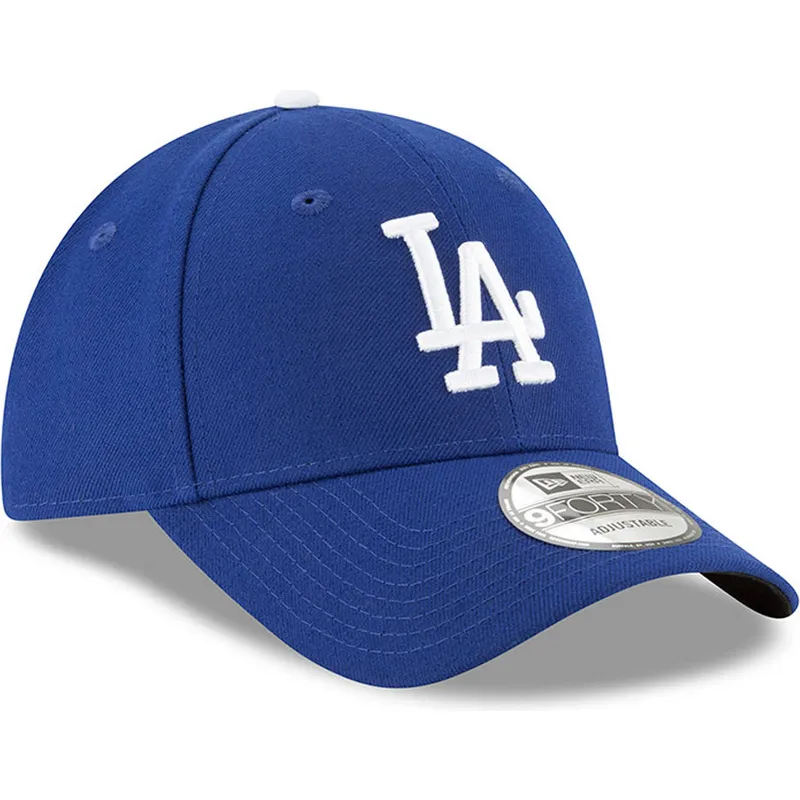 justerbar-bla-kurvet-kasket-9forty-the-league-fra-los-angeles-dodgers-mlb-fra-new-era