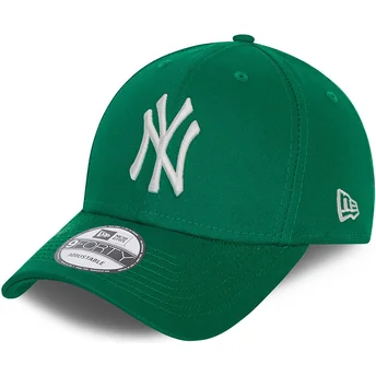 shapka-izvita-zelena-reguliruem-9forty-league-essential-na-new-york-yankees-mlb-ot-new-era