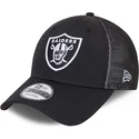 shapka-izvita-cherna-reguliruem-9forty-mesh-underlay-na-las-vegas-raiders-nfl-ot-new-era