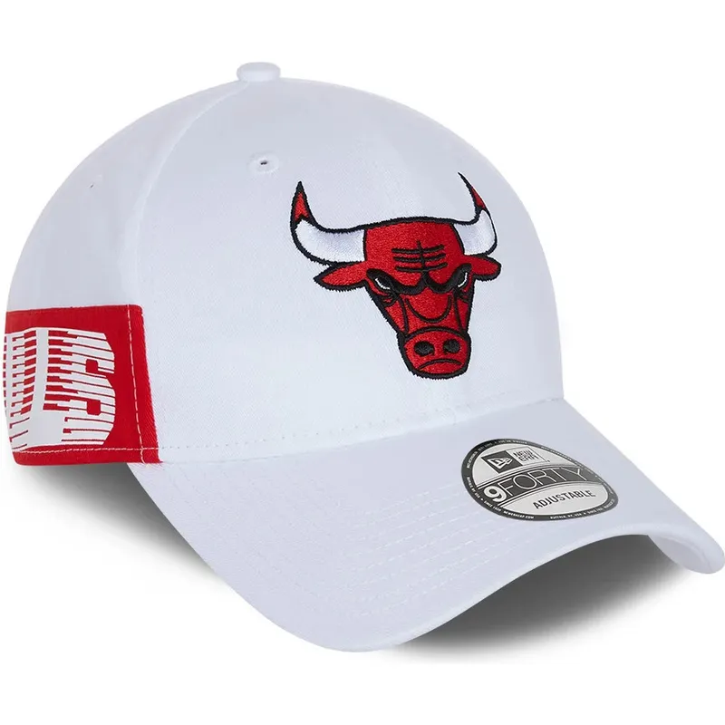 shapka-izvita-byala-reguliruem-9forty-side-mark-na-chicago-bulls-nba-ot-new-era