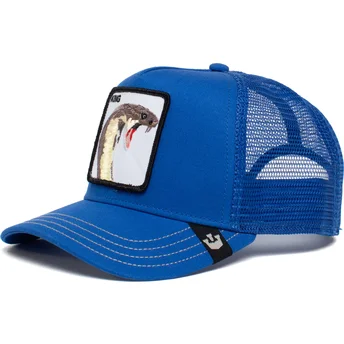 blaue-trucker-kappe-cobra-king-biter-the-farm-von-goorin-bros