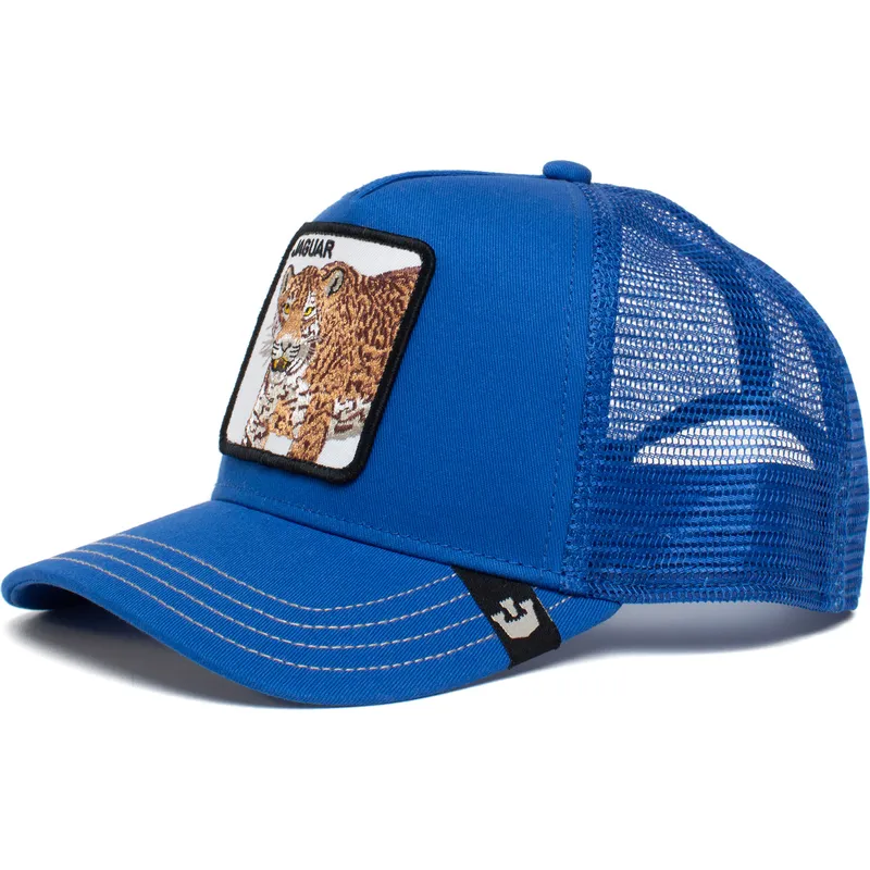 casquette-trucker-bleue-jaguar-the-farm-goorin-bros