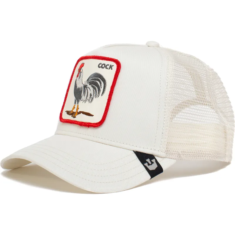 shapka-izvita-traker-byala-snapbek-cock-rooster-the-farm-ot-goorin-bros