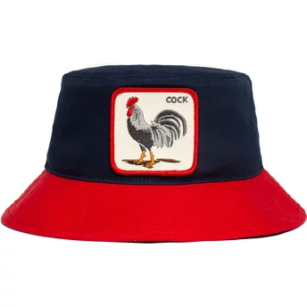 chapeau-seau-bleu-marine-et-rouge-coq-cock-americana-the-farm-goorin-bros