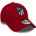 shapka-izvita-chervena-reguliruem-9forty-essential-atletico-na-atletico-de-madrid-lfp-ot-new-era