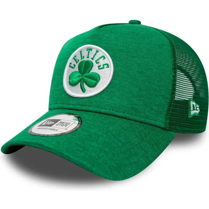 shapka-izvita-traker-zelena-snapbek-shadow-tech-a-frame-na-boston-celtics-nba-ot-new-era
