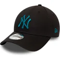 shapka-izvita-cherna-reguliruem-9forty-league-essential-na-new-york-yankees-mlb-ot-new-era