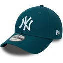 casquette-courbee-bleue-ajustable-9forty-league-essential-new-york-yankees-mlb-new-era