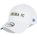 shapka-izvita-byala-reguliruem-9forty-cotton-wordmark-na-chelsea-football-club-premier-league-ot-new-era