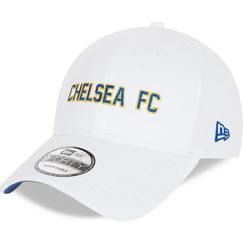 shapka-izvita-byala-reguliruem-9forty-cotton-wordmark-na-chelsea-football-club-premier-league-ot-new-era