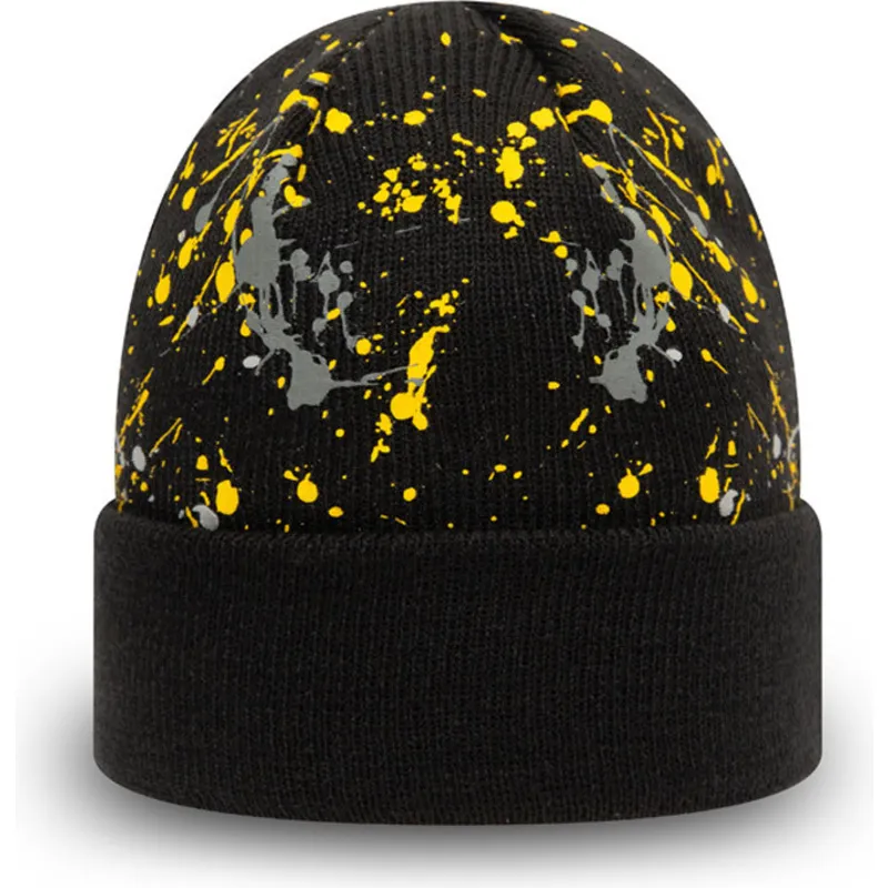 shapka-cherna-za-deca-cuff-knit-paint-splat-ot-new-era