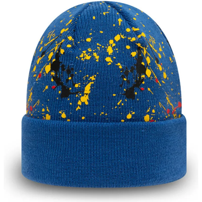 shapka-sinya-za-deca-cuff-knit-paint-splat-ot-new-era