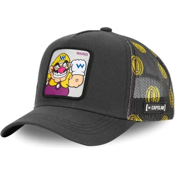 capslab-wario-war-super-mario-bros-grey-trucker-hat