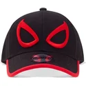casquette-courbee-noire-snapback-spider-man-minimal-eyes-marvel-comics-difuzed