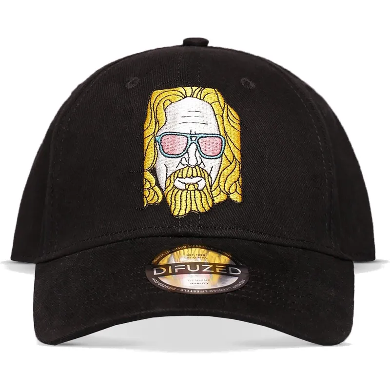 schwarze-gebogene-snapback-kappe-the-big-lebowski-von-difuzed