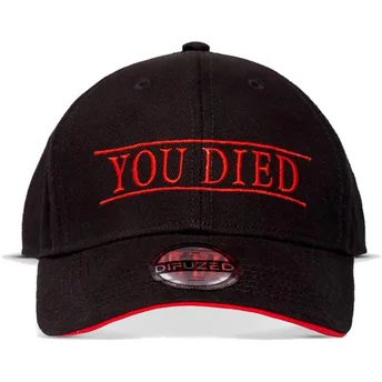 Difuzed Curved Brim You Died Demon’s Souls Black Adjustable Cap