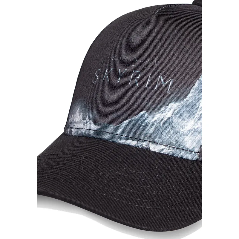schwarze-gebogene-snapback-kappe-the-elder-scrolls-v-skyrim-von-difuzed