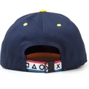 casquette-plate-blanche-jaune-et-bleue-marine-ajustable-playstation-sony-difuzed