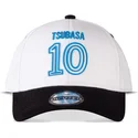 gorra-curva-blanca-y-negra-ajustable-oliver-atom-campeones-oliver-y-benji-de-difuzed
