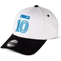 gorra-curva-blanca-y-negra-ajustable-oliver-atom-campeones-oliver-y-benji-de-difuzed