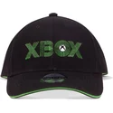 casquette-courbee-noire-ajustable-xbox-letters-microsoft-difuzed