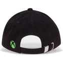 casquette-courbee-noire-ajustable-xbox-letters-microsoft-difuzed