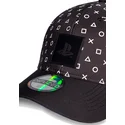 schwarze-verstellbare-kappe-mit-gebogenem-schirm-playstation-controller-buttons-sony-von-difuzed