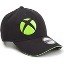 casquette-courbee-noire-ajustable-xbox-symbol-microsoft-difuzed