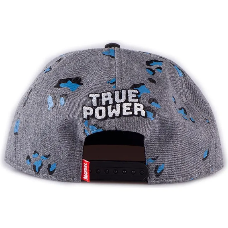 shapka-ploska-siv-snapbek-true-power-ot-difuzed