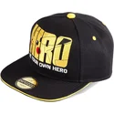 gorra-plana-negra-snapback-pikachu-be-your-own-hero-olympics-pokemon-de-difuzed