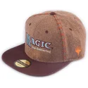 braune-snapback-kappe-core-magic-the-gathering-von-difuzed