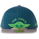 blaue-und-graue-snapback-kappe-fur-kinder-grogu-baby-yoda-the-child-the-mandalorian-star-wars-von-difuzed