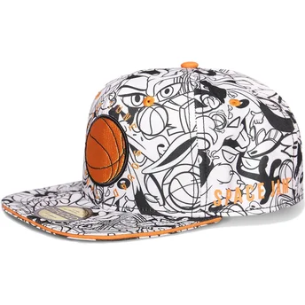 shapka-ploska-byala-snapbek-space-jam-ot-difuzed