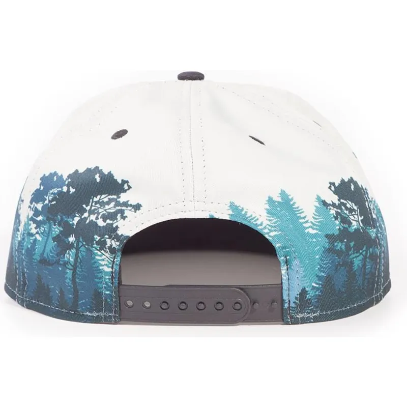 shapka-ploska-zelena-snapbek-green-forest-ot-difuzed