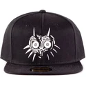 schwarze-snapback-kappe-majoras-mask-weiss-the-legend-of-zelda-von-difuzed